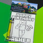 Minecraft Coloring Kits, Minecraft Activity sheets, Minecraft Party Favors