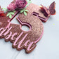 Rose Gold Cake Topper, Rose Gold and Pink Butterfly Cake Topper, Rose Gold Age and Name Cake Topper, Rose Gold Birthday Party