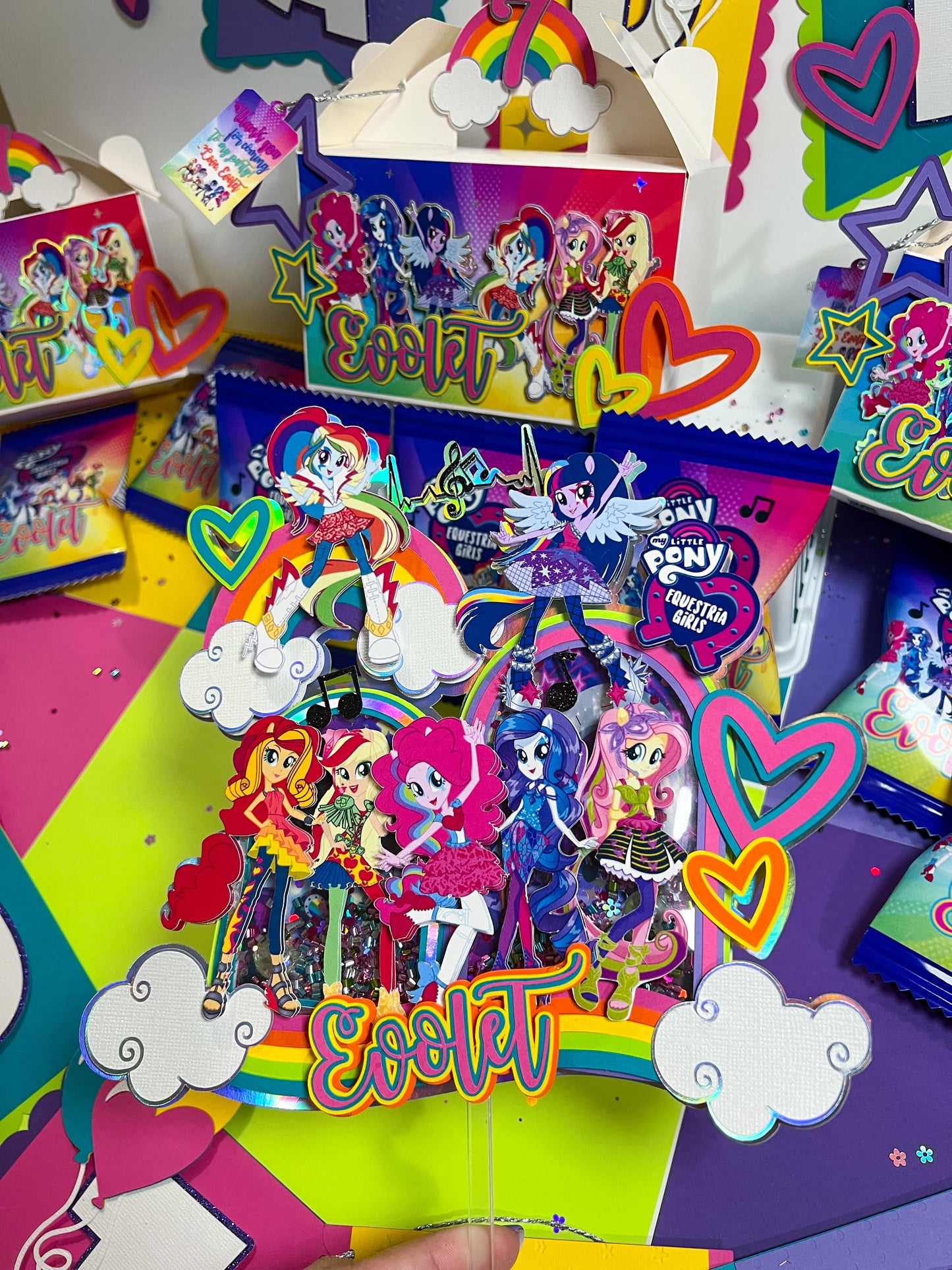 Equestria Girls My Little Pony Birthday Theme Bundle