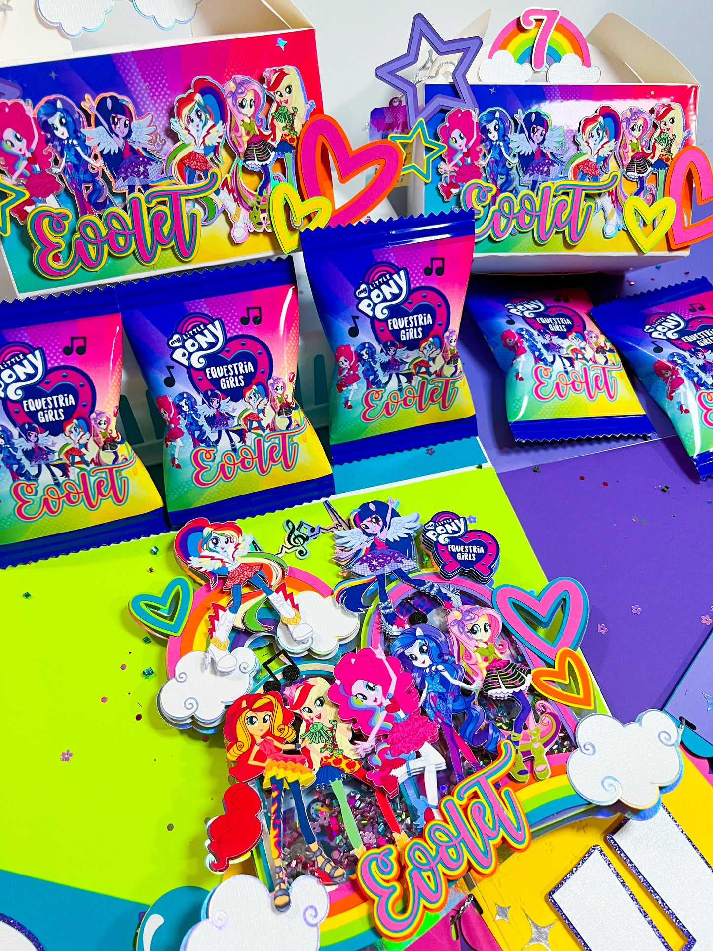 Equestria Girls My Little Pony Birthday Theme Bundle