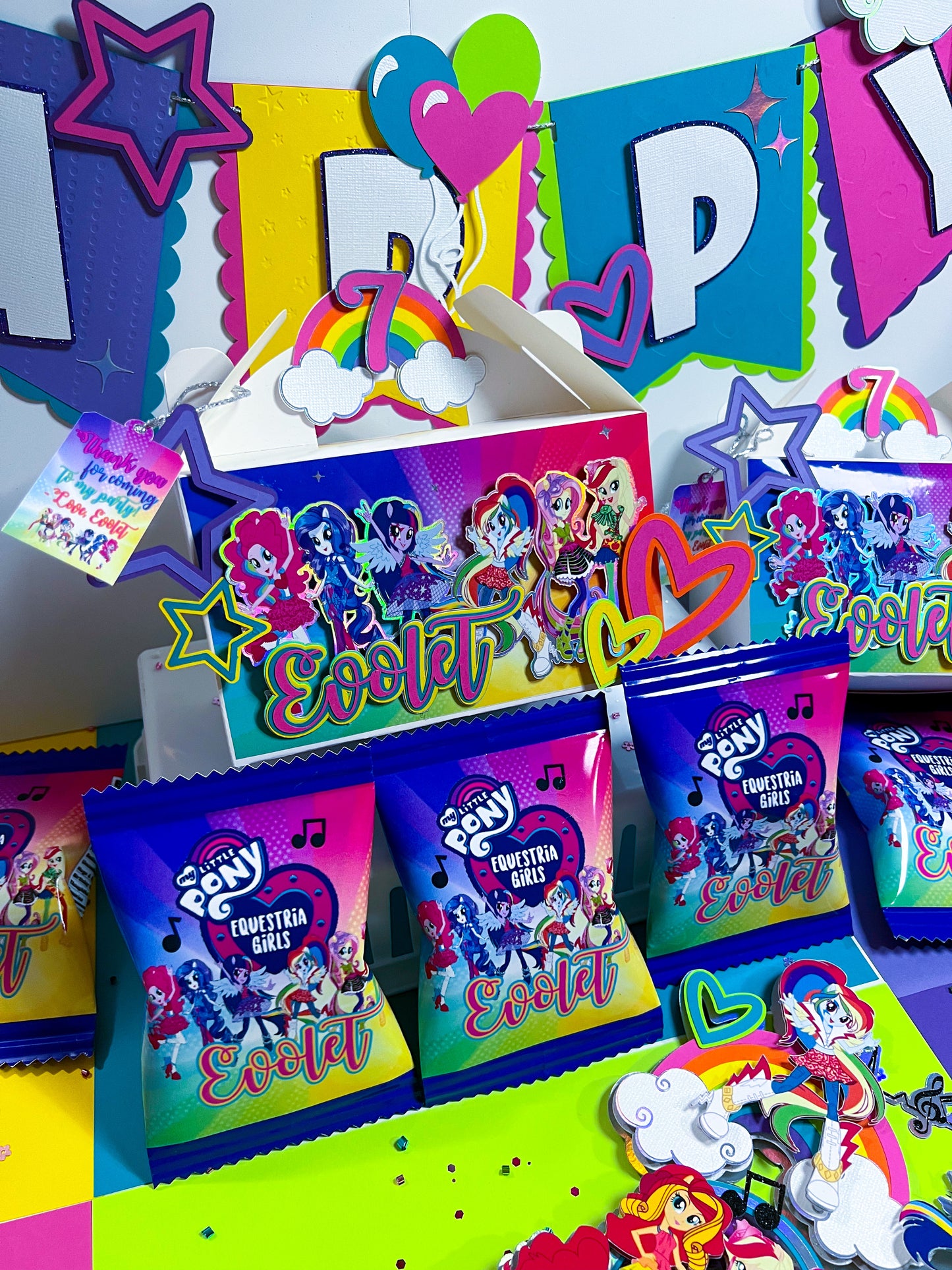 Equestria Girls My Little Pony Birthday Theme Bundle