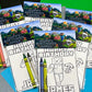 Minecraft Coloring Kits, Minecraft Activity sheets, Minecraft Party Favors