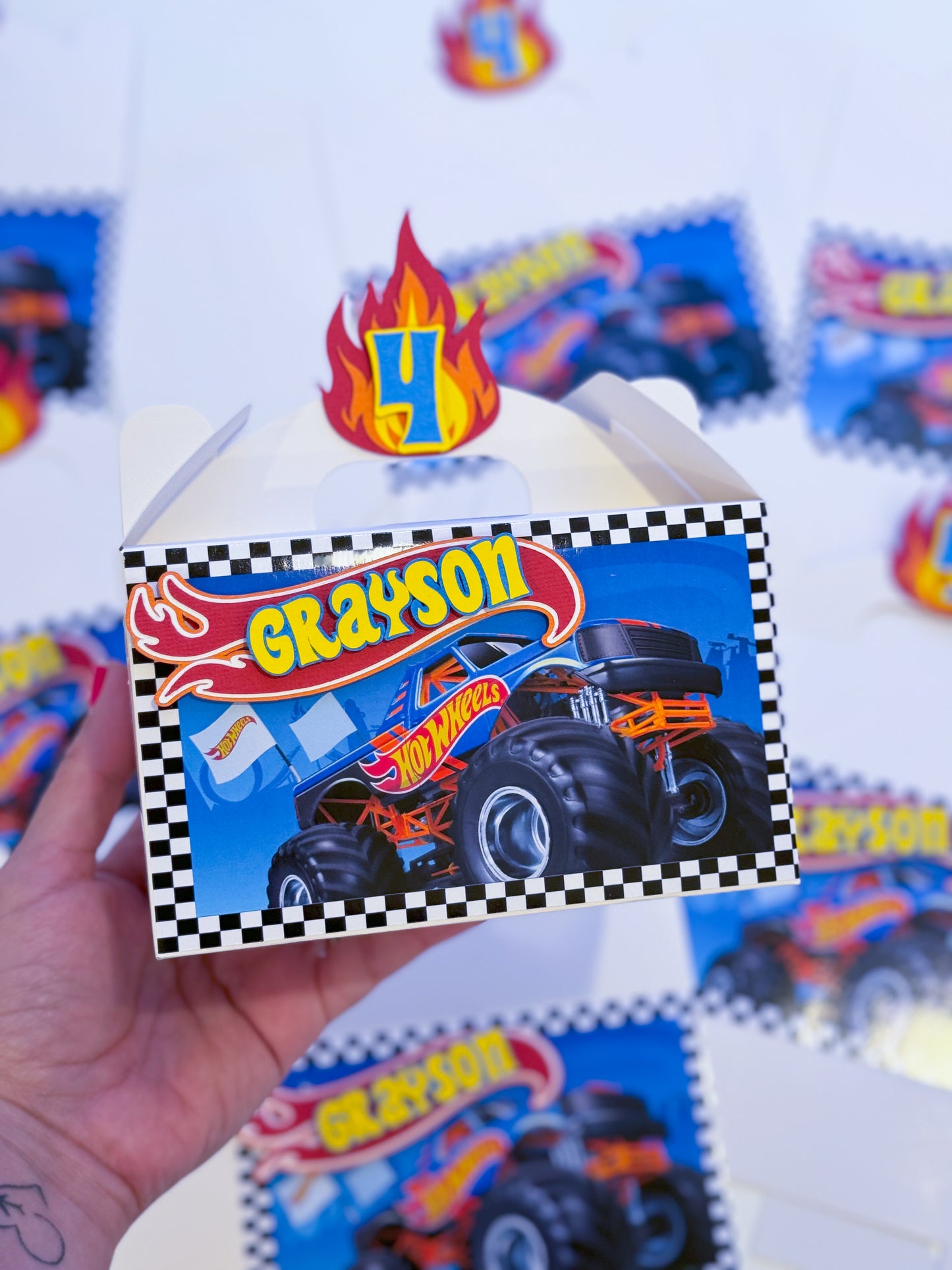 Monster Trucks Cake Topper, Monster Trucks Birthday Party, Monster Trucks Banner, Monster Trucks Party Favors