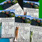 Minecraft Coloring Kits, Minecraft Activity sheets, Minecraft Party Favors