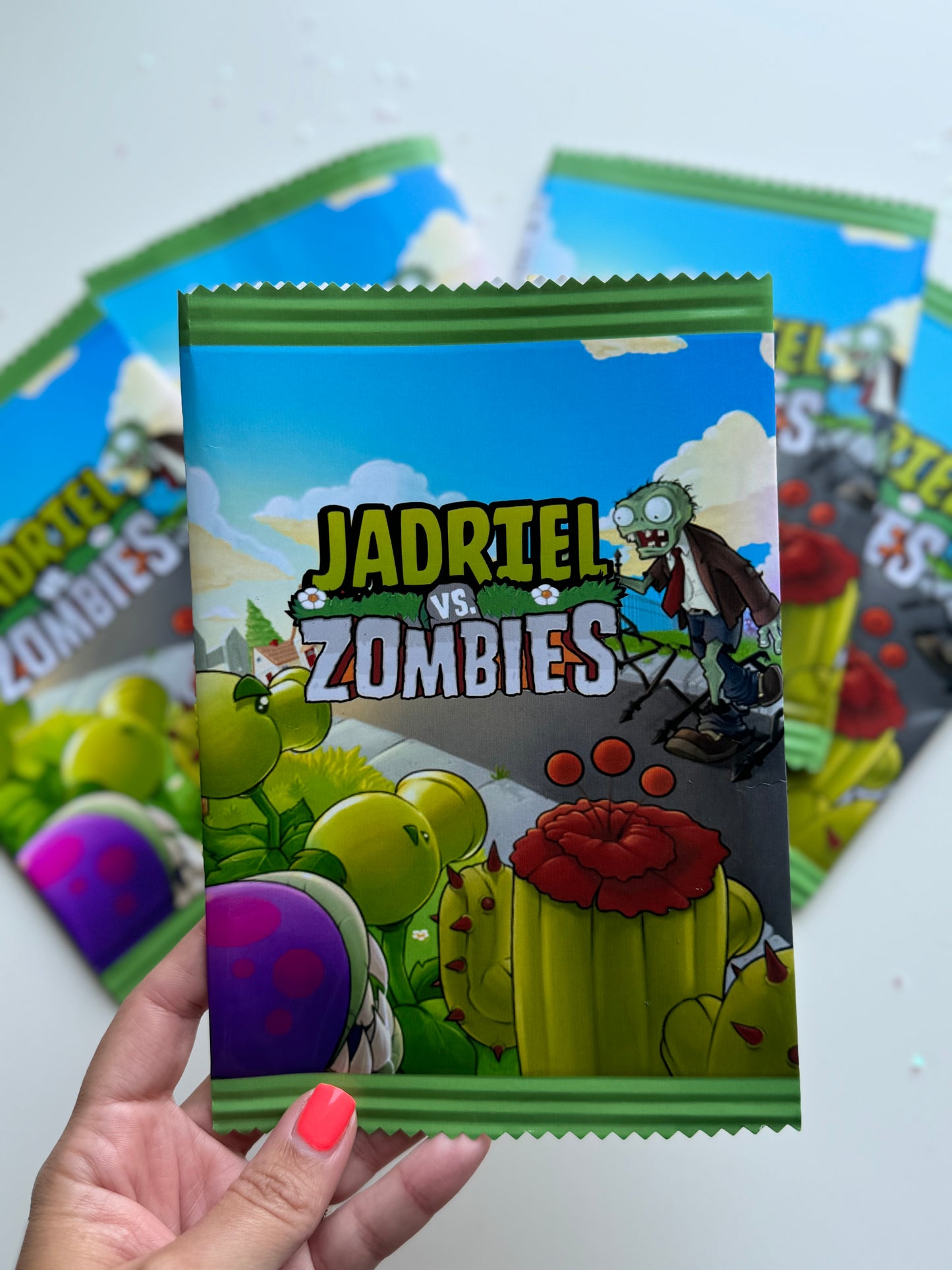 Plants Vs Zombies Birthday Party, Video Game Cake Topper,