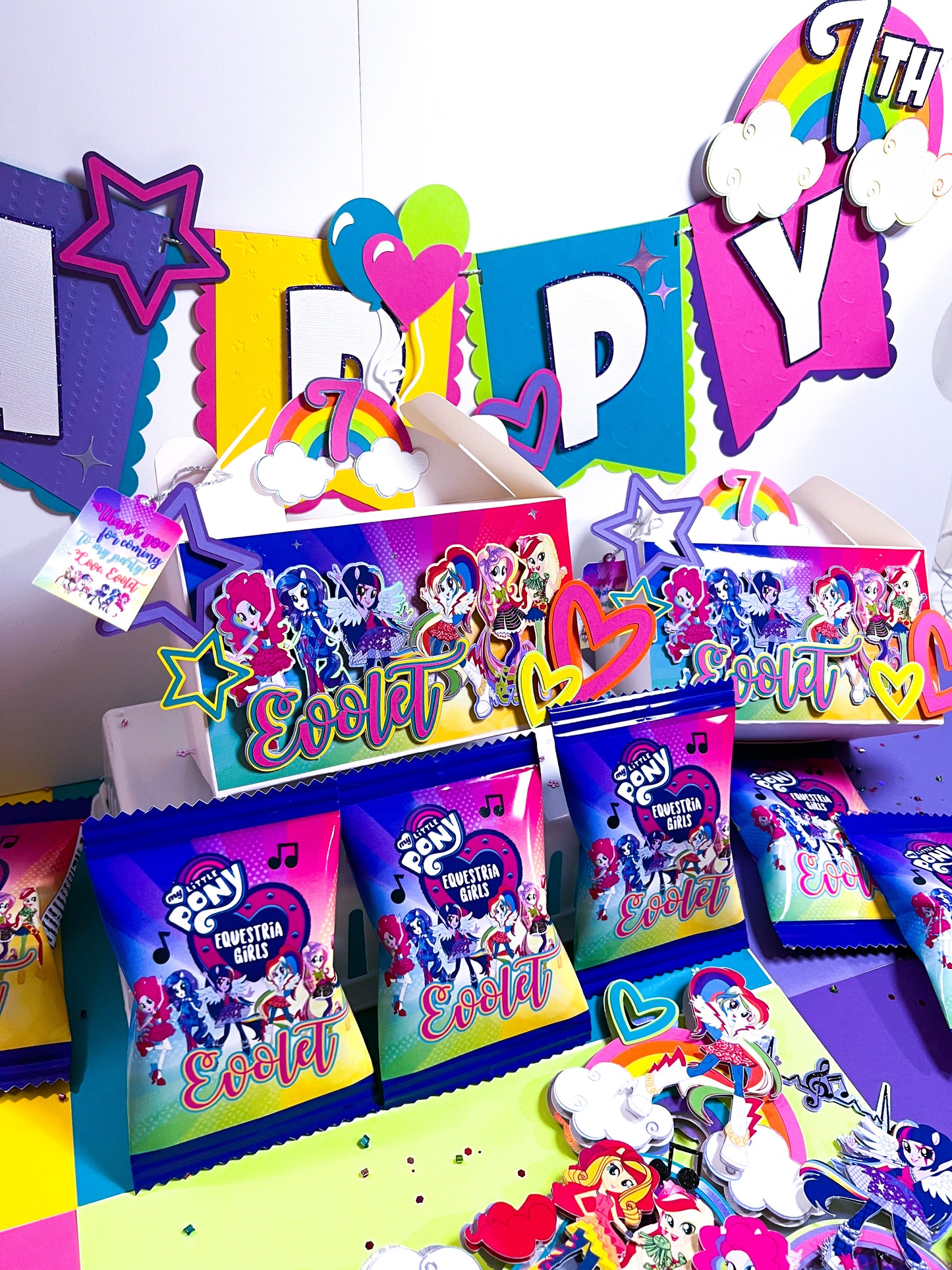 Equestria Girls My Little Pony Birthday Theme Bundle